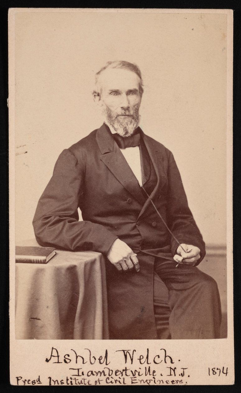 Portret van Ashbel Welch 1809-1882, mei 1874 door Frederick Gutekunst