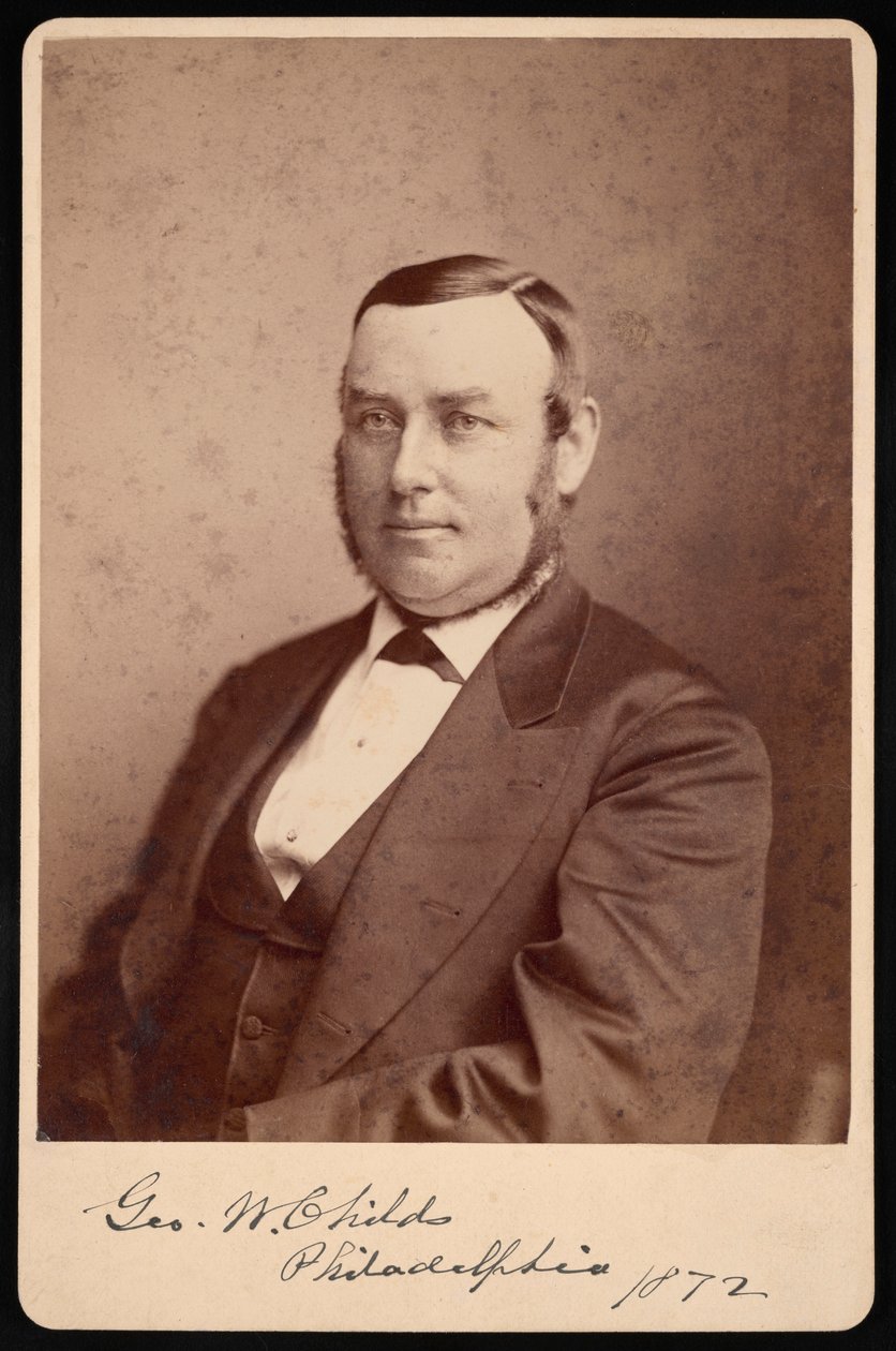 Portret van George William Childs 1829-1894, 1872 door Frederick Gutekunst