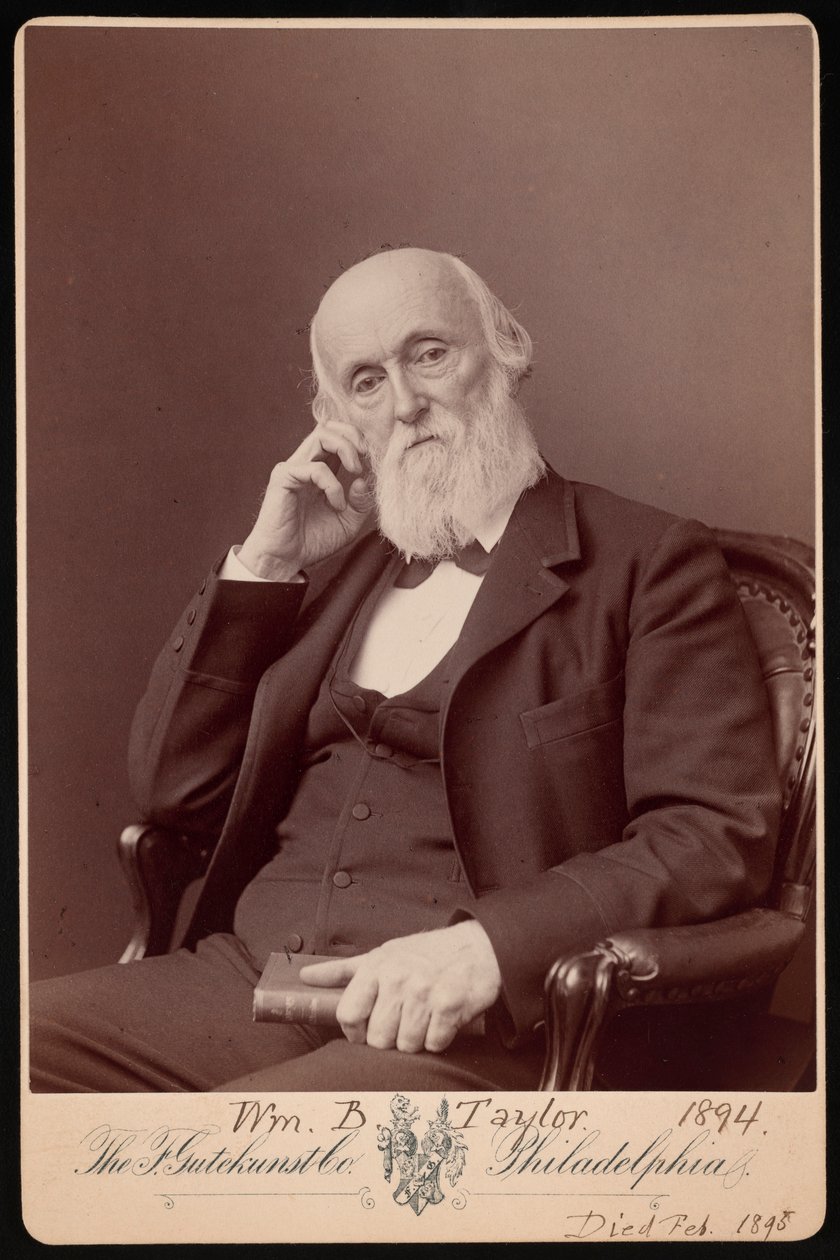 Portret van William Bower Taylor 1821-1895 door Frederick Gutekunst