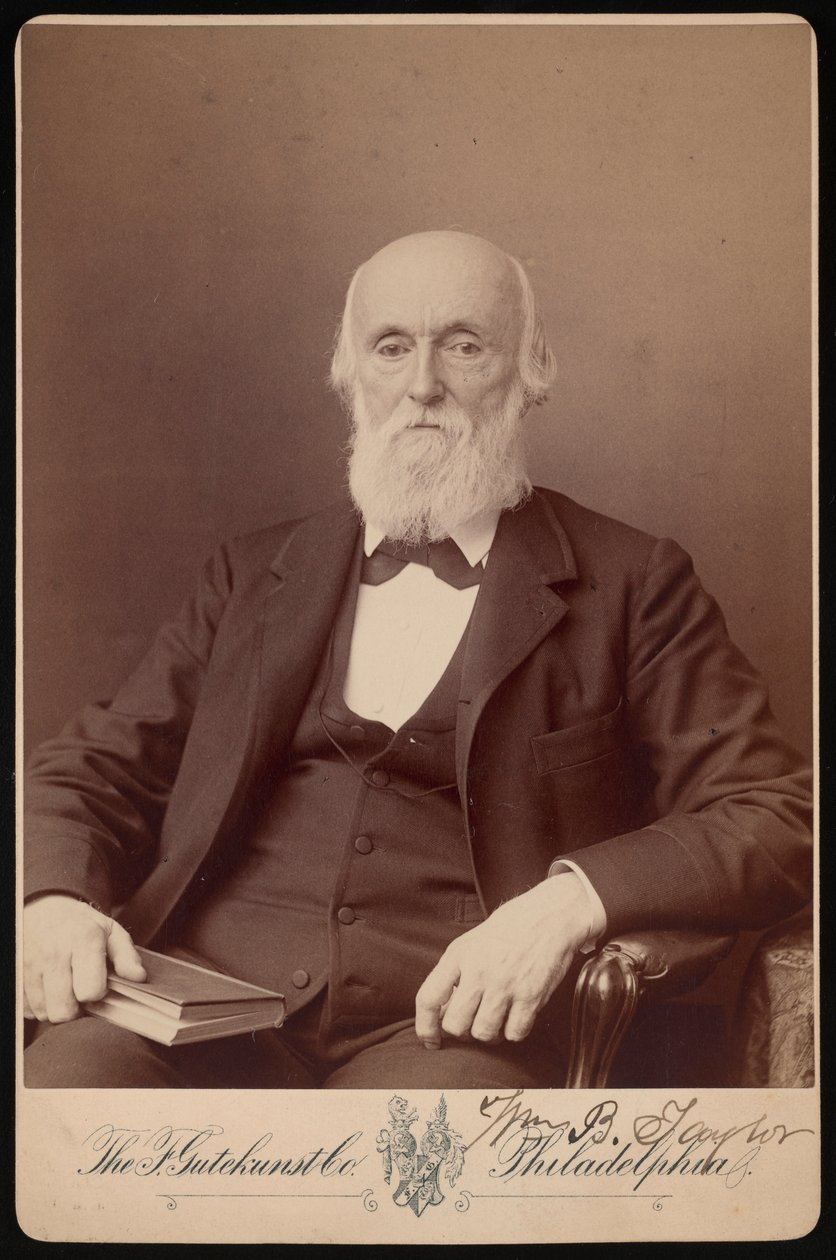 Portret van William Bower Taylor 1821-1895, april 1893 door Frederick Gutekunst