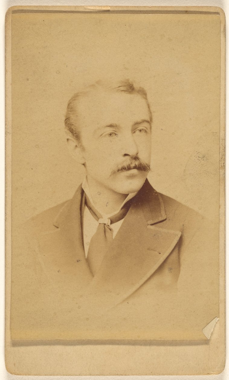 [Ongeïdentificeerde man met snor]. door Frederick Gutekunst