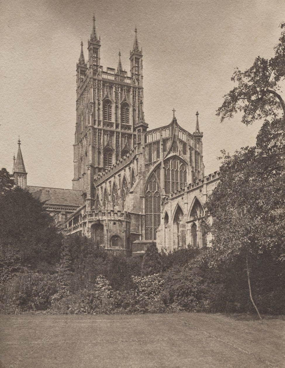 Gloucester Kathedraal vanuit het Zuidoosten door Frederick Henry Evans