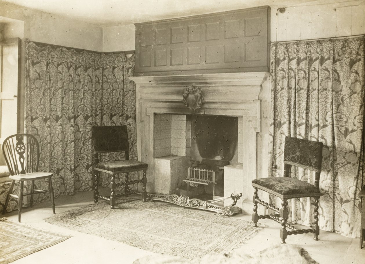 Kelmscott Manor: The Green Room door Frederick H. Evans
