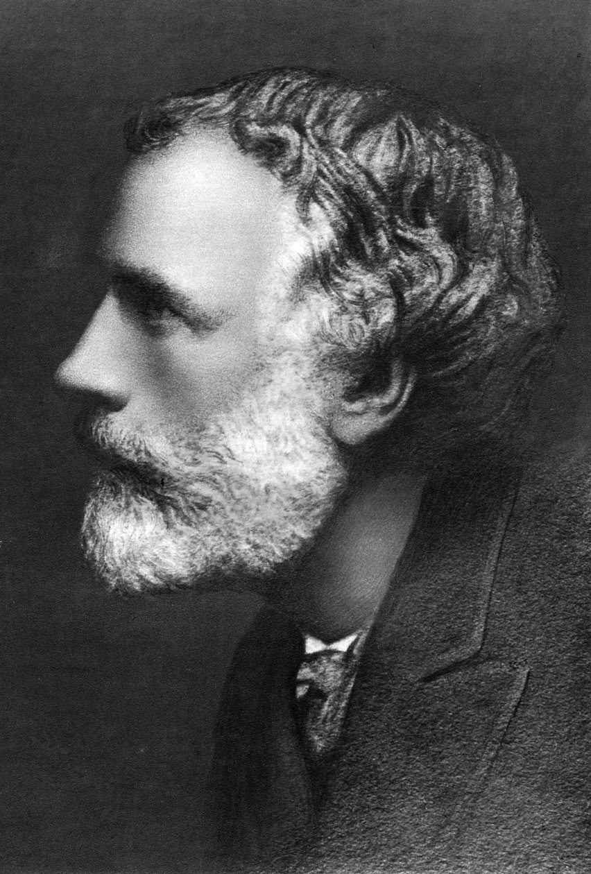 George Meredith, Engelse romanschrijver en dichter door Frederick Hollyer