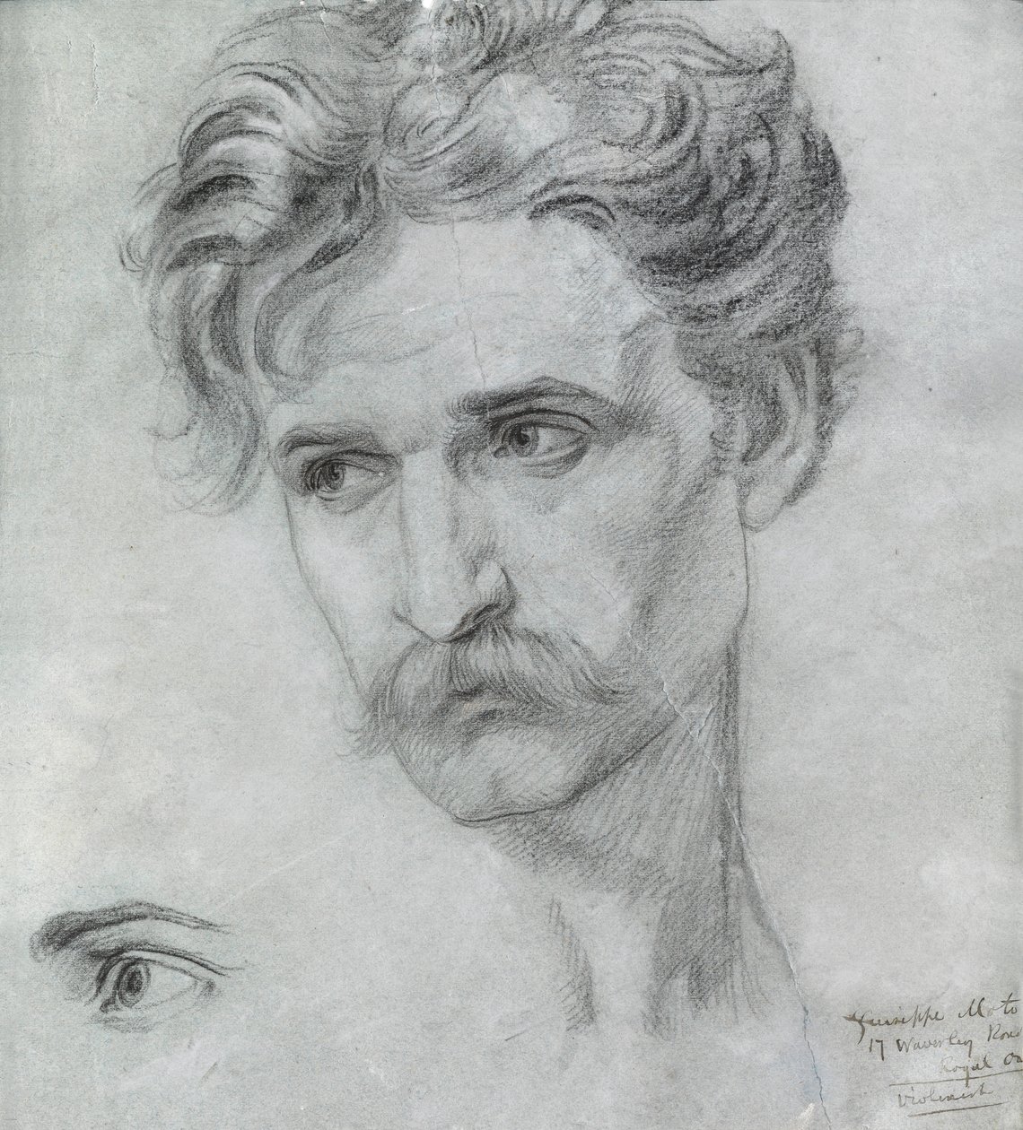 Studie van Giuseppe Moto door Frederick James Sheilds