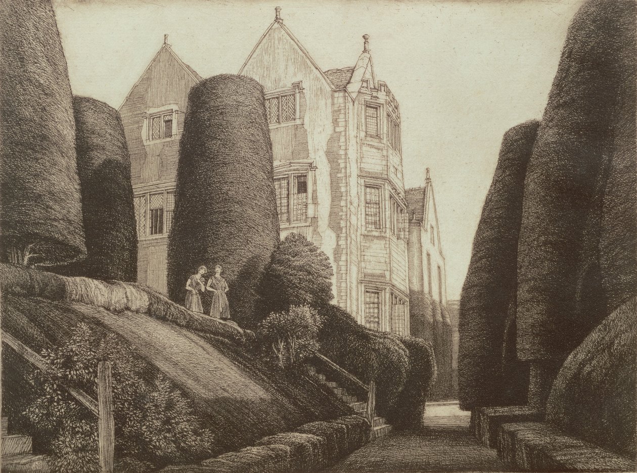 Owlpen Manor, 1931 door Frederick Landseer Maur Griggs