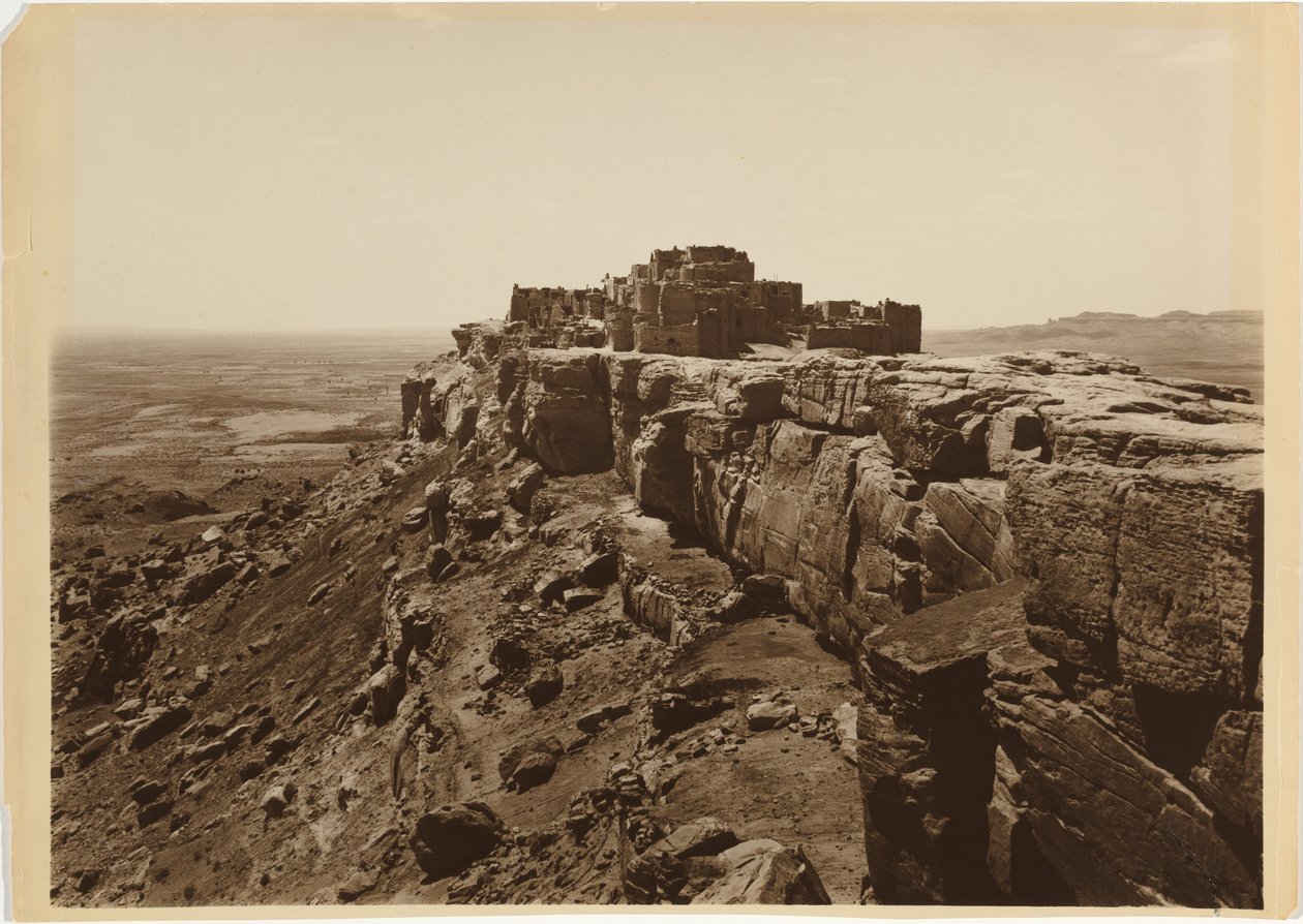 Acoma Pueblo,ca. 1900 (foto) door Frederick Monsen