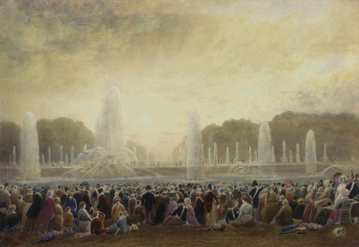 De fonteinen van Versailles door Frederick Nash