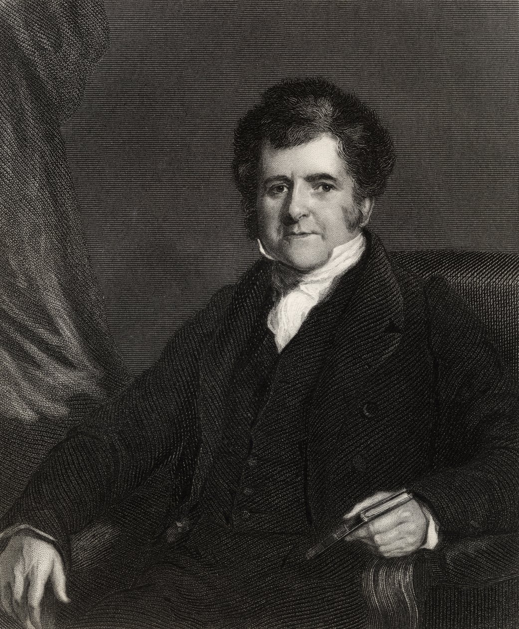 Richard Bright, gegraveerd door H. Cock, uit 