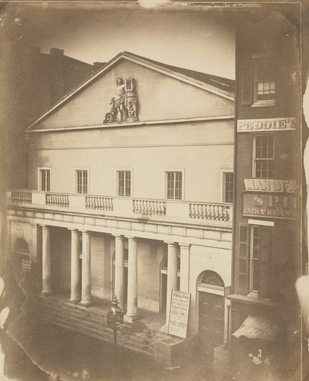 Arch St. Theatre, Arch bij 6th St., Philadelphia, ca. 1859 (foto) door Frederick de Bourg Richards