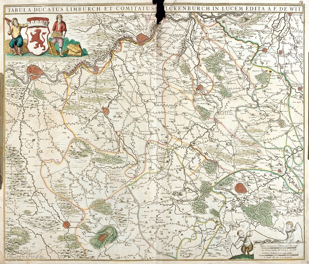 Luxemburg door Frederick de Wit