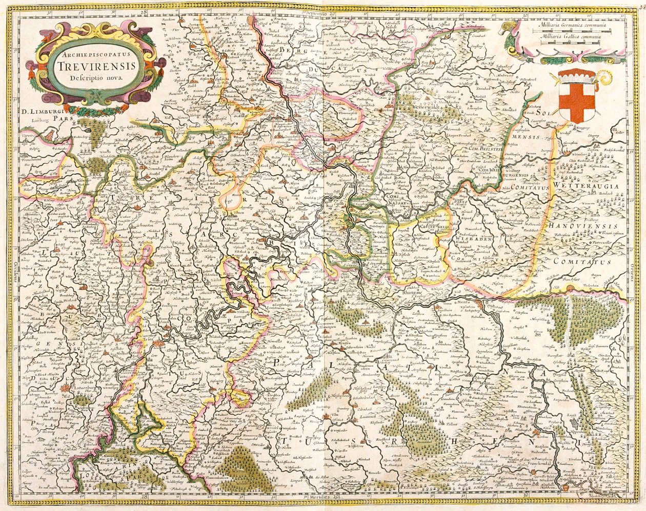 Noordrijn-Westfalen, Hessen, Rijnland-Palts, Duitsland door Frederick de Wit