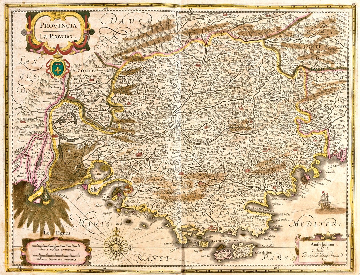 Provence, Frankrijk door Frederick de Wit