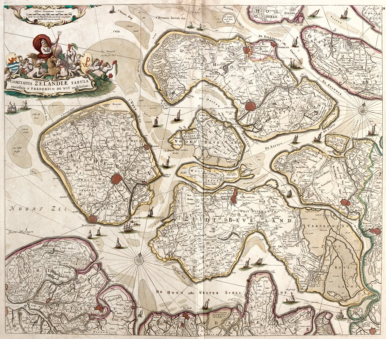 Zeeland, Netherlands door Frederick de Wit