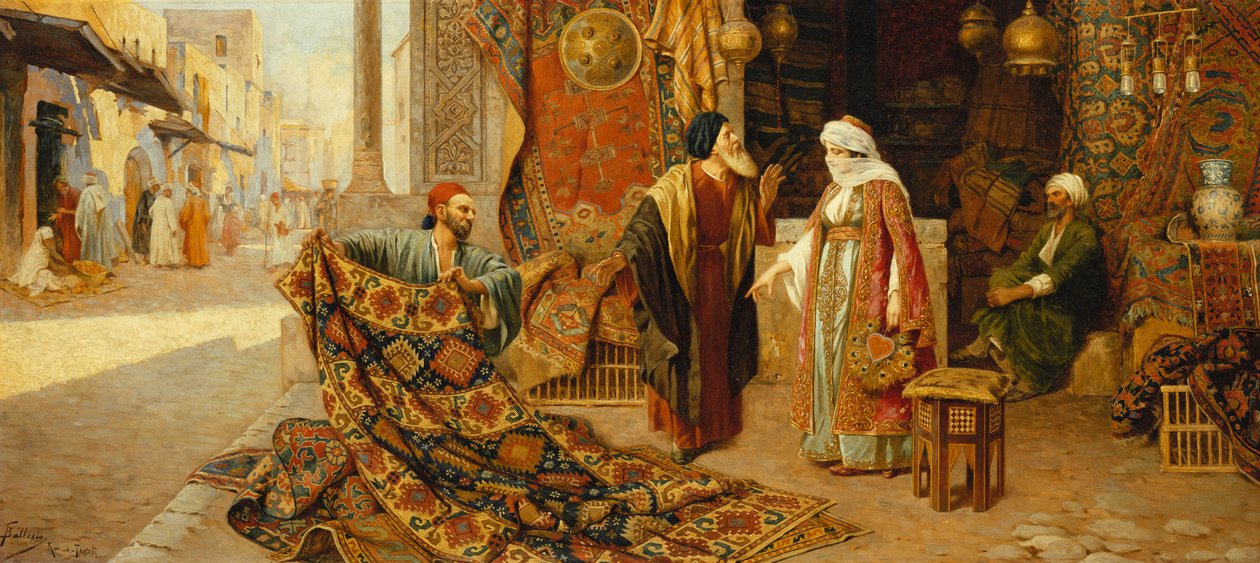 De tapijthandelaar door Frederico Ballesio