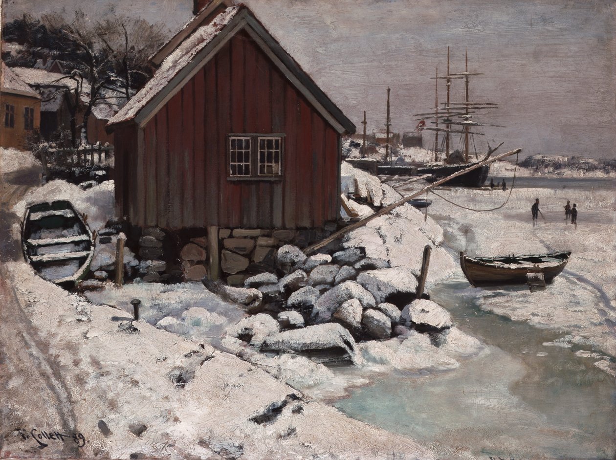 Winter door Frederik Collett