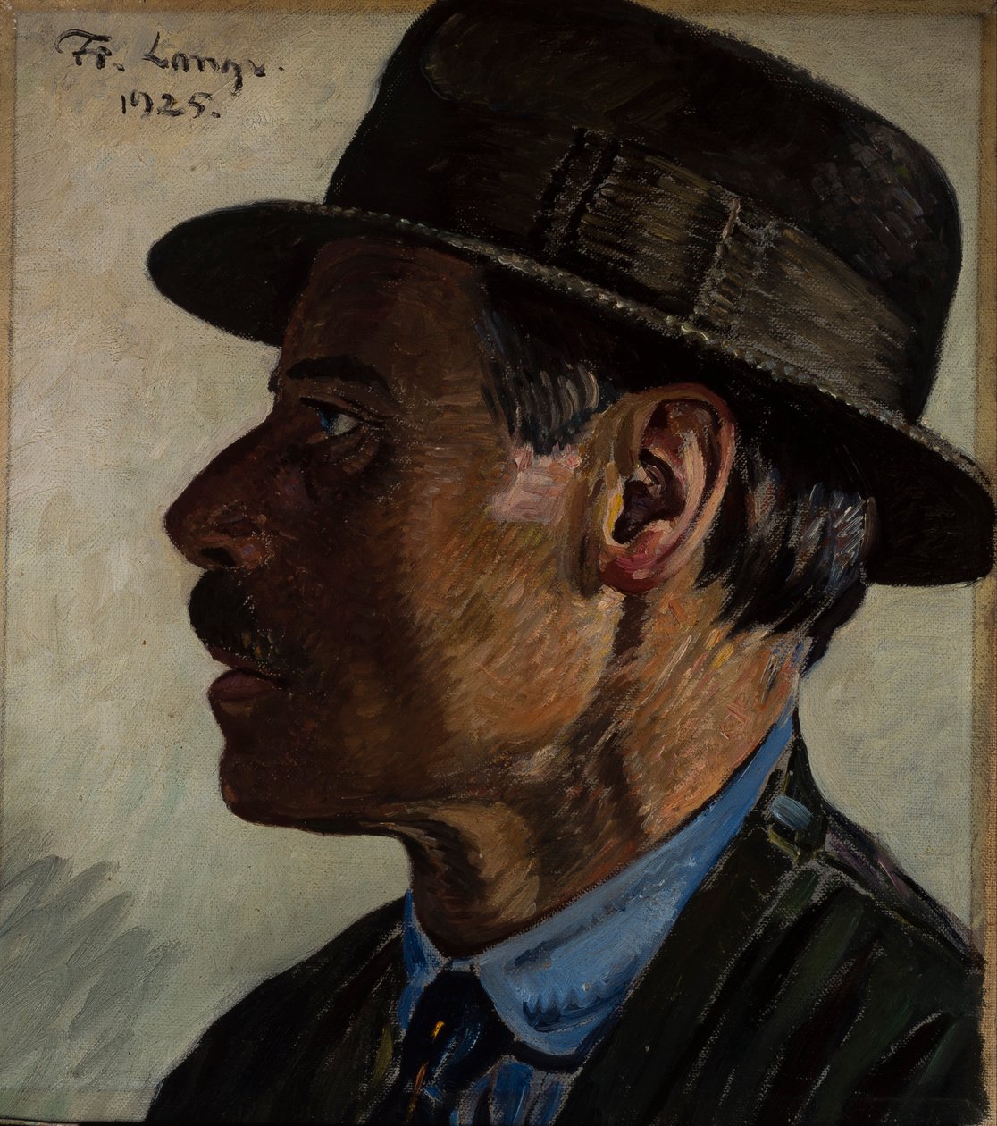 Zelfportret door Frederik Lange