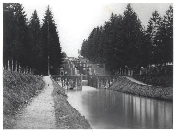 Sluisdeuren op het Canal de Briare door French Photographer