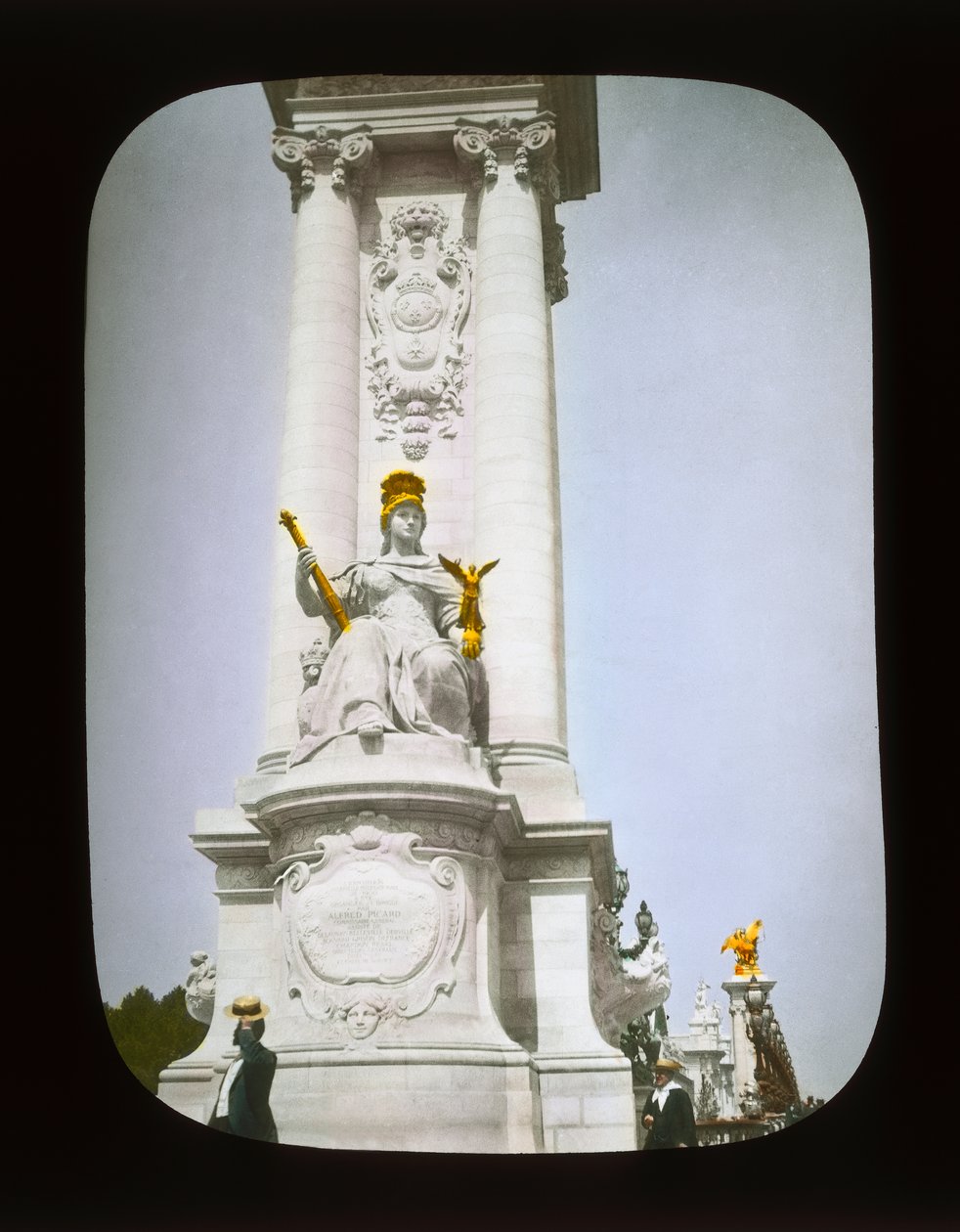 Parijs Expositie: Pont Alexandre III, Parijs, 1900 door French Photographer