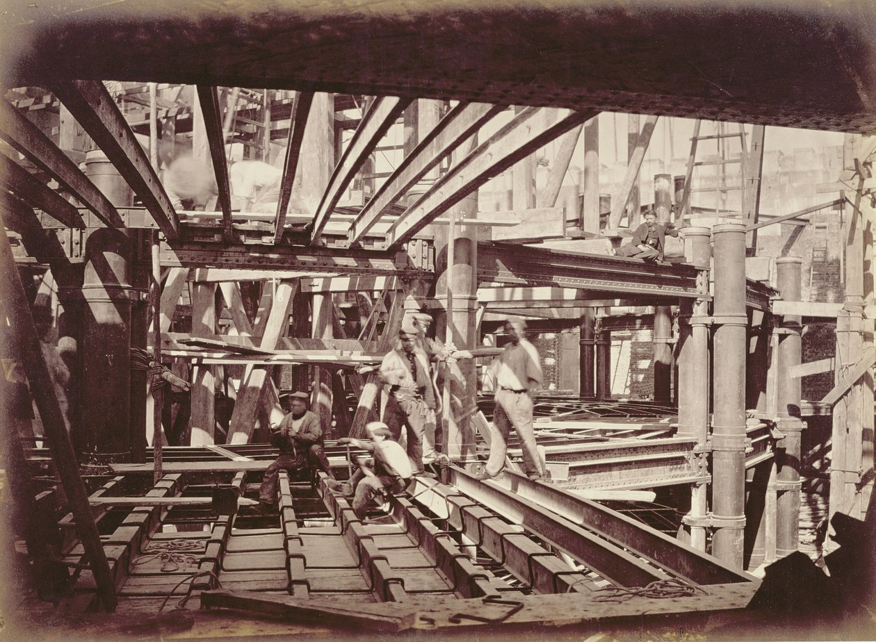 De bouw van de Opera van Parijs door French Photographer