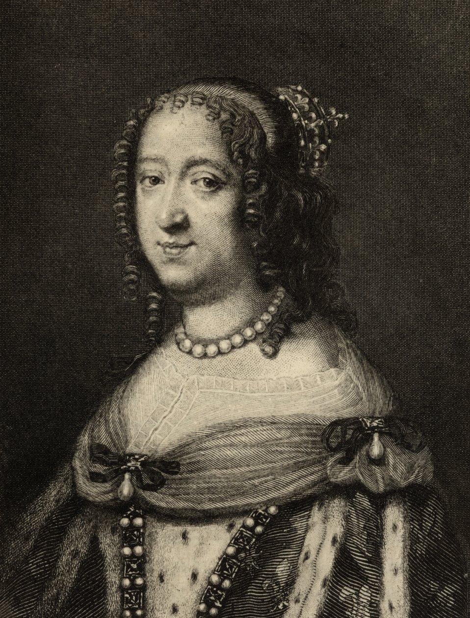 Anna van Oostenrijk (1601-66) door French School