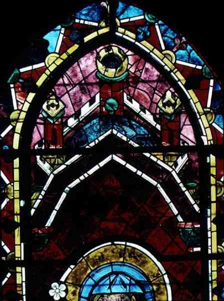 Baldakijn uit het noordelijke roosvenster, ca. 1223 door French School