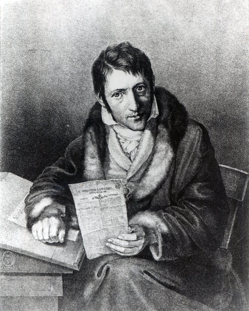 Charles-Joseph Panckoucke met een exemplaar van 
