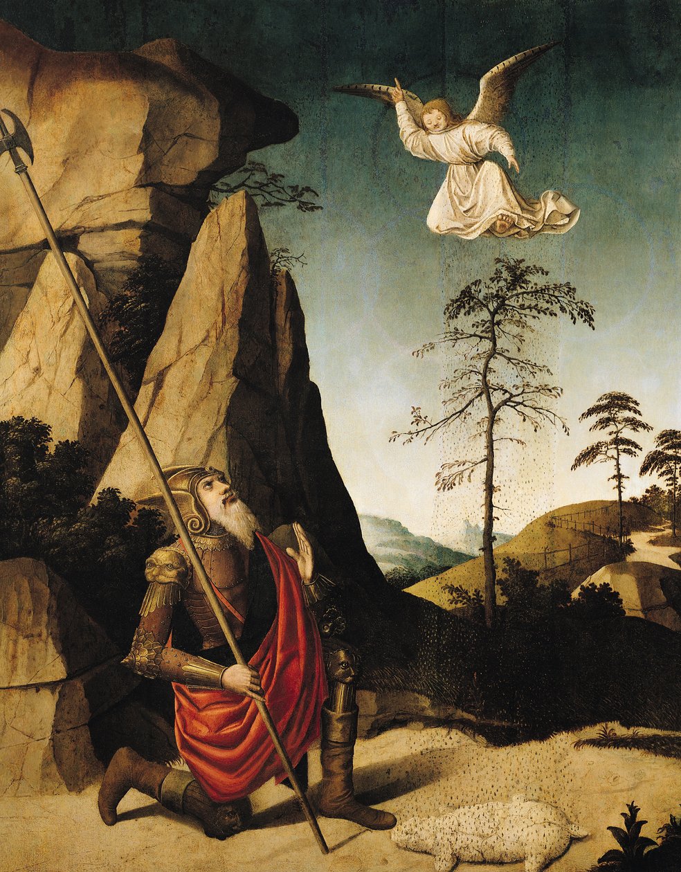 Gideon en het vlies, c.1490 door French School