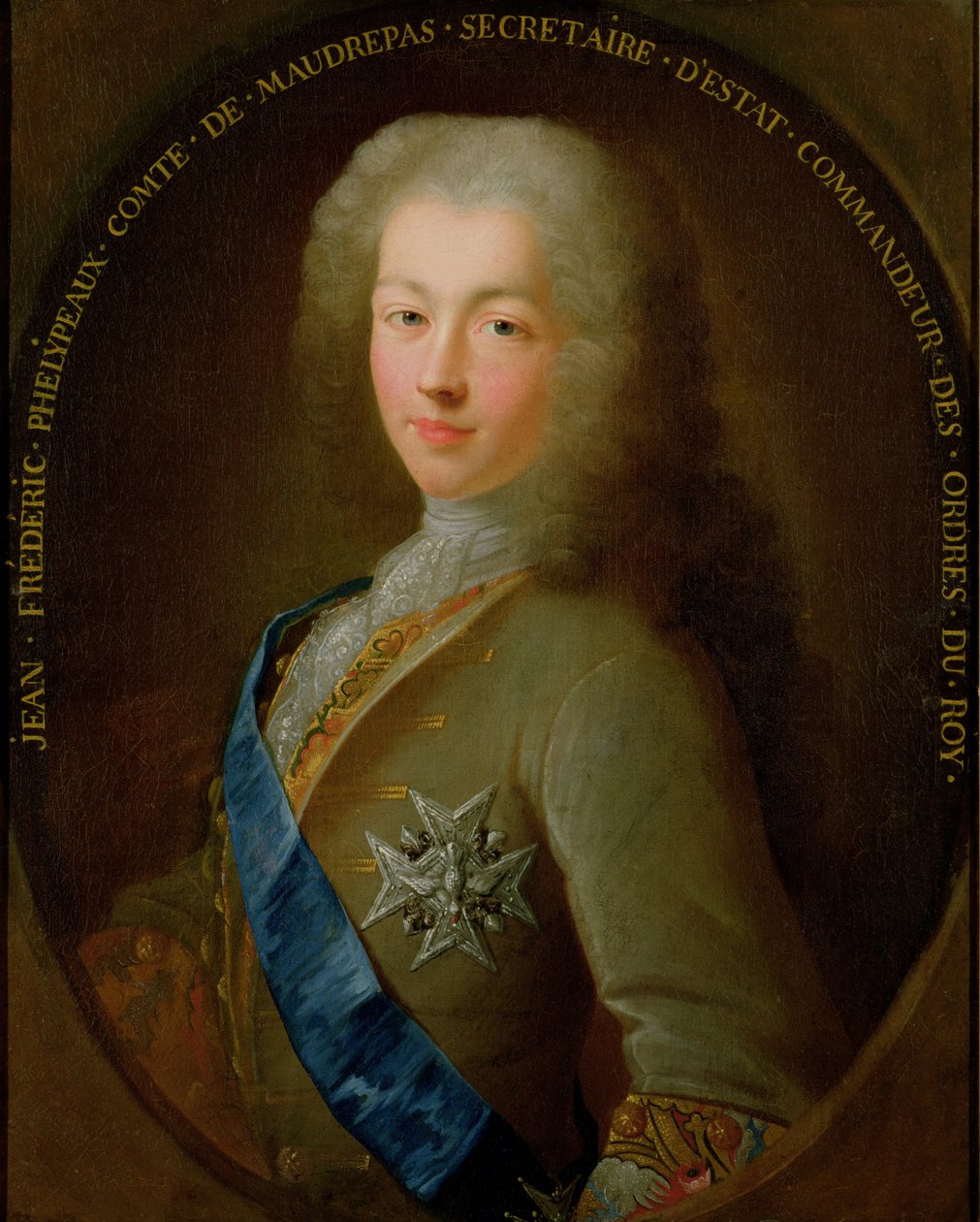 Portret van Jean Frederic Phelypeaux (1701-81) Graaf van Maurepas door French School