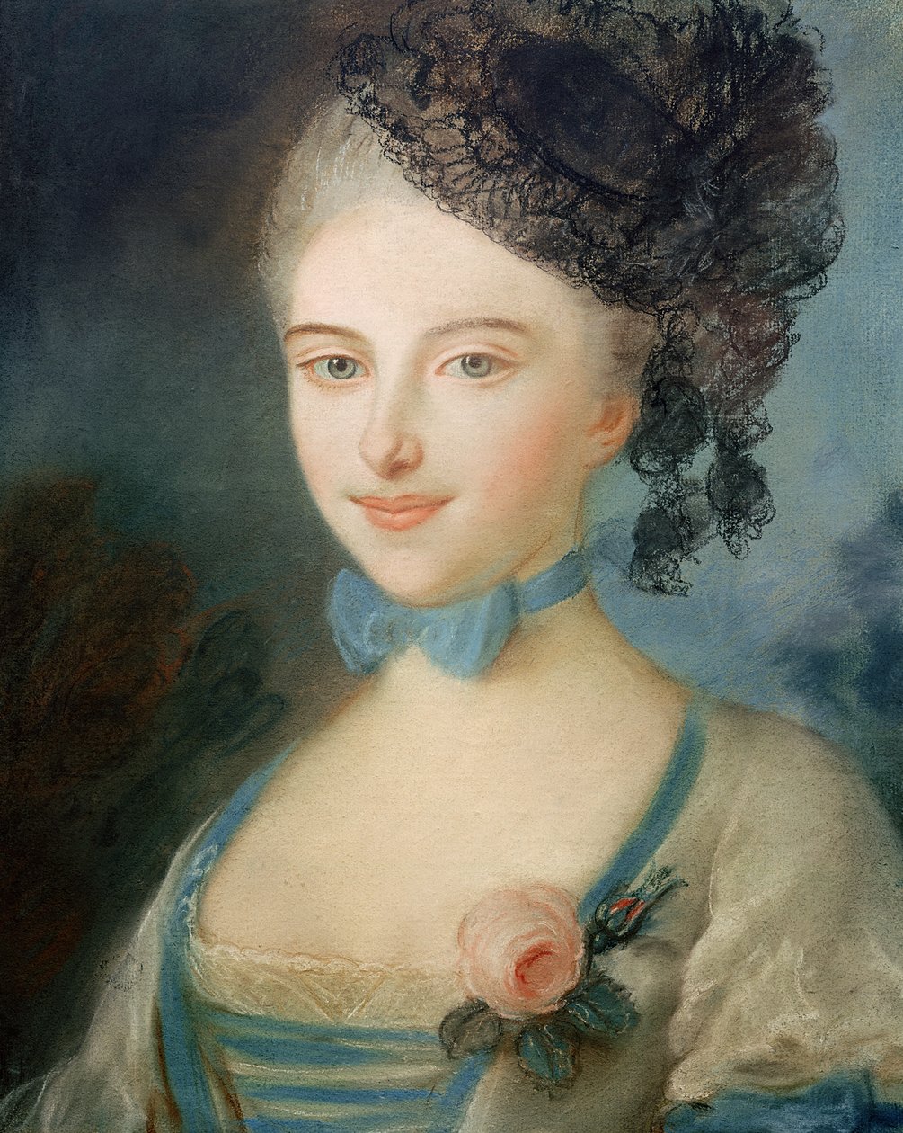 Portret van Madame Balzac, ca. 1798 door French School