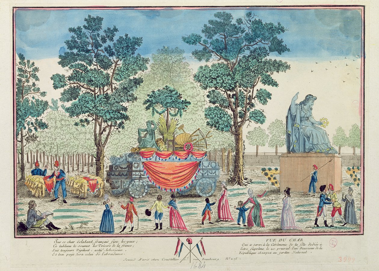 Processie van de Wagen van de Landbouw na de 