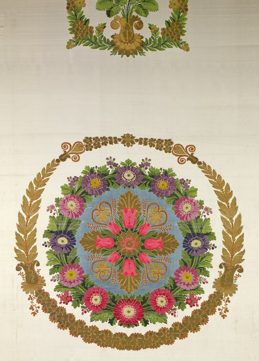 Stoelbekleding door Bissardon, Cousin en Bony, Lyon, 1811 door French School