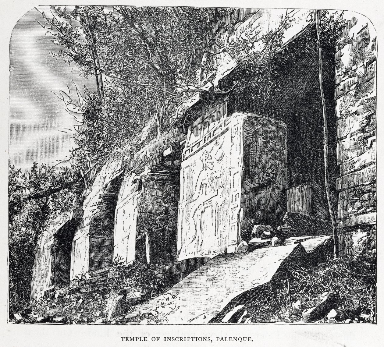 Tempel van Inscripties, Palenque, uit 