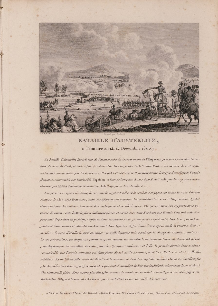 De Slag bij Austerlitz, 2 december 1805 door French School