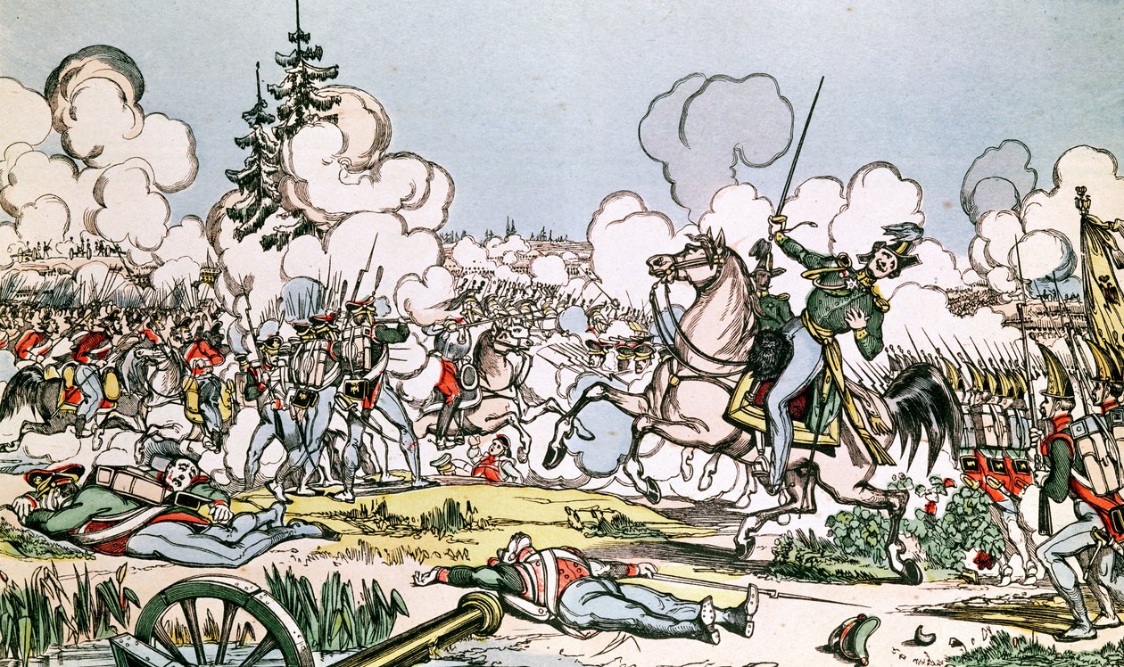 De slag om Moskou, 7 september 1812 door French School