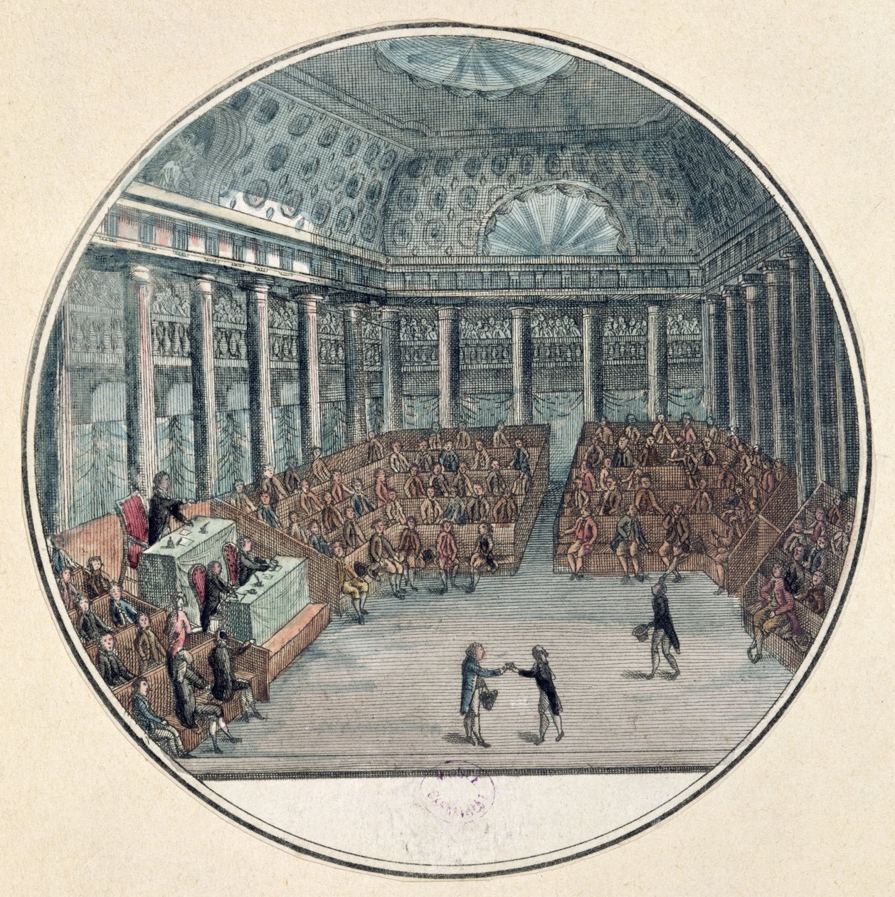 De afgevaardigden van de gemeentevergadering in de Nationale Vergadering, 17 juni 1789 door French School