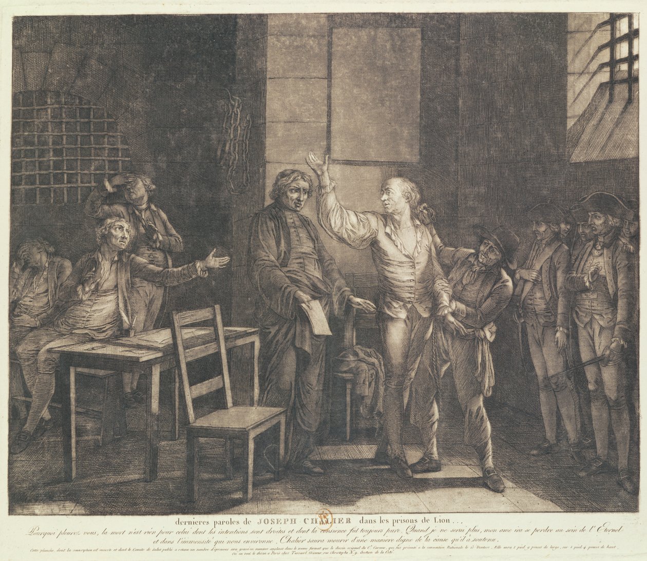 De Laatste Toespraak van Joseph Chalier door French School