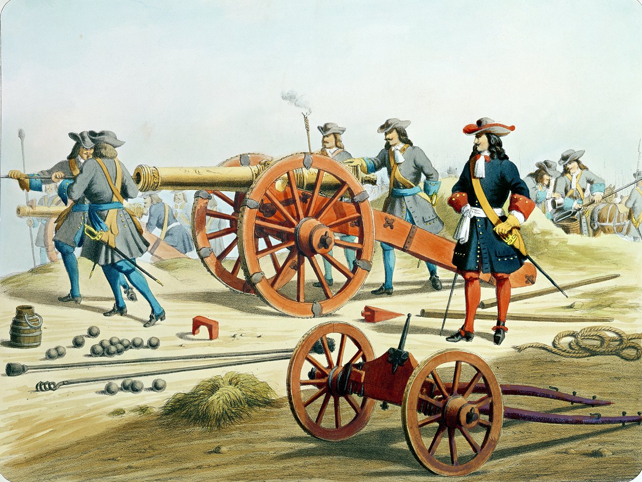 Het Regiment van de Konings Fuseliers in 1871, uit 