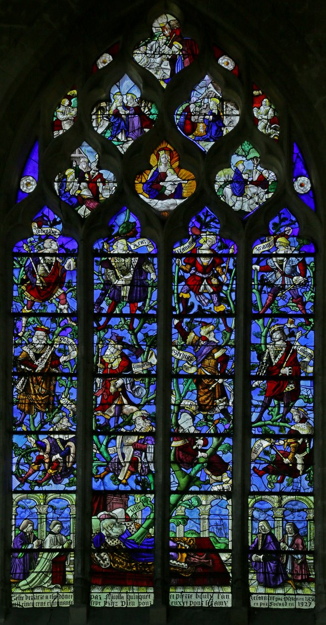 De Boom van Jesse: Jesse, 1557 door French School