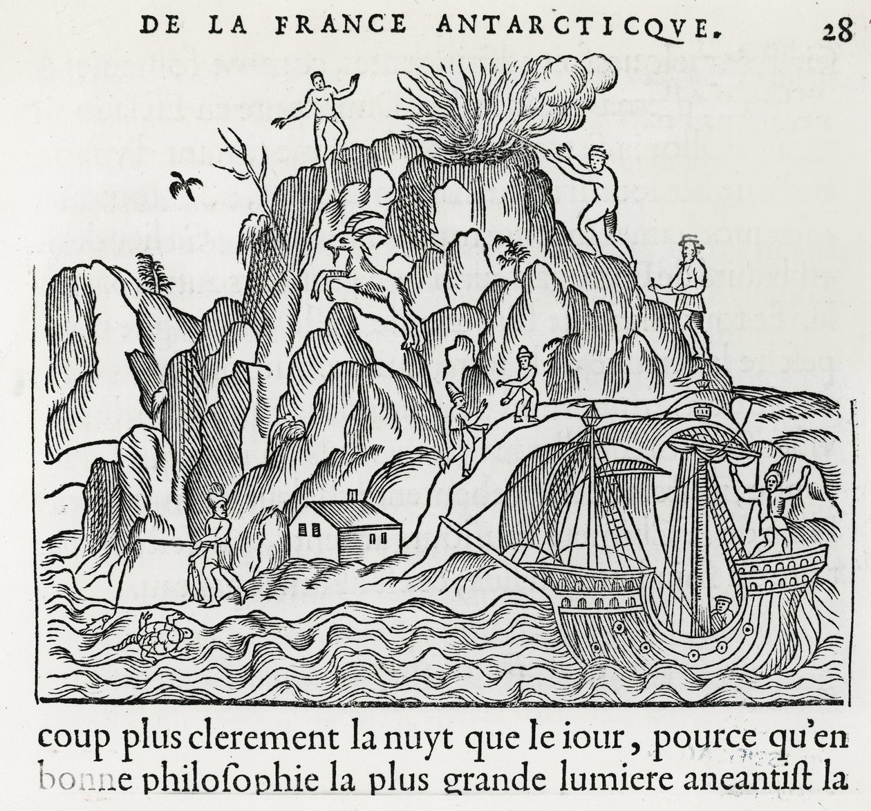 Vulkaan, 1558 door French School