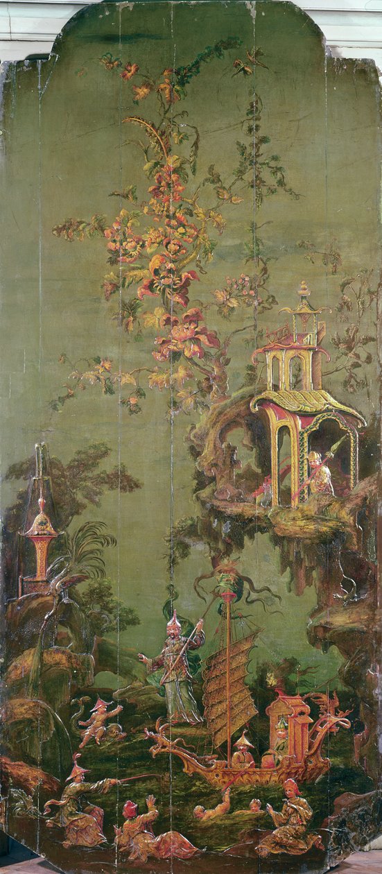 Water, uit een serie panelen die de Vier Elementen uitbeelden, c.1730 door French School