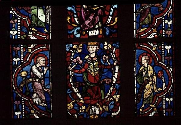 Raam met de Boom van Jesse, c.1210-45 door French School