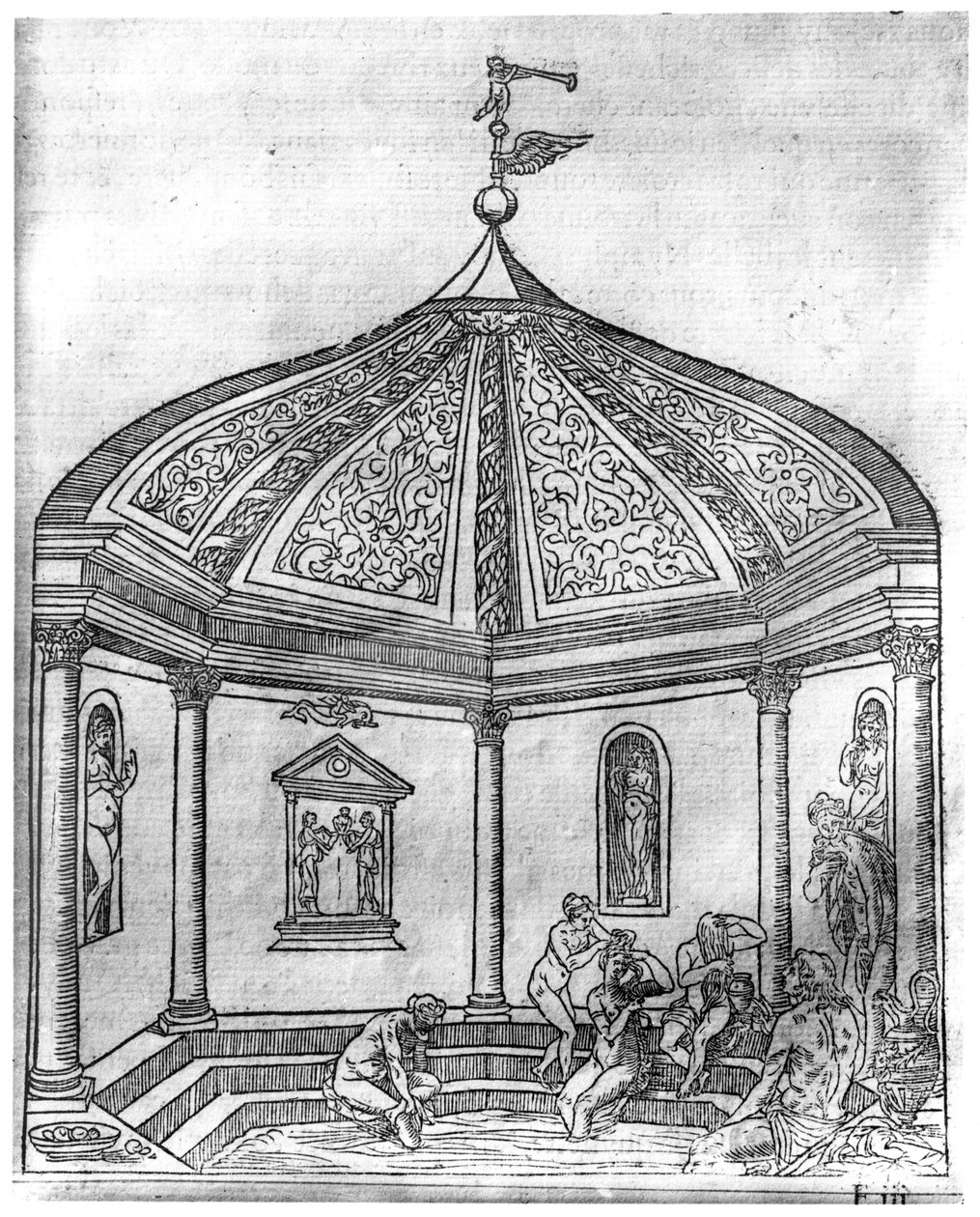 Vrouwenbaden in de Abdij van Theleme, uit 