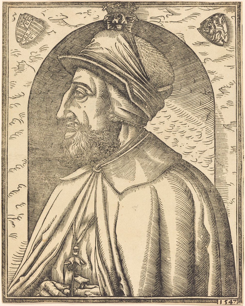 Koning Ferdinand van Oostenrijk door French 16th Century