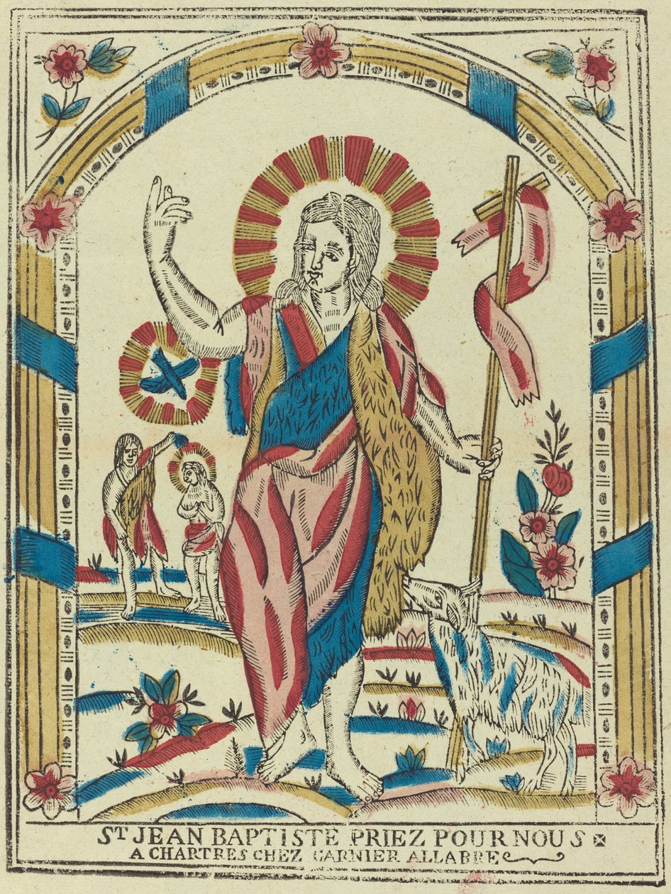 Sint Johannes de Doper bid voor ons door French 19th Century