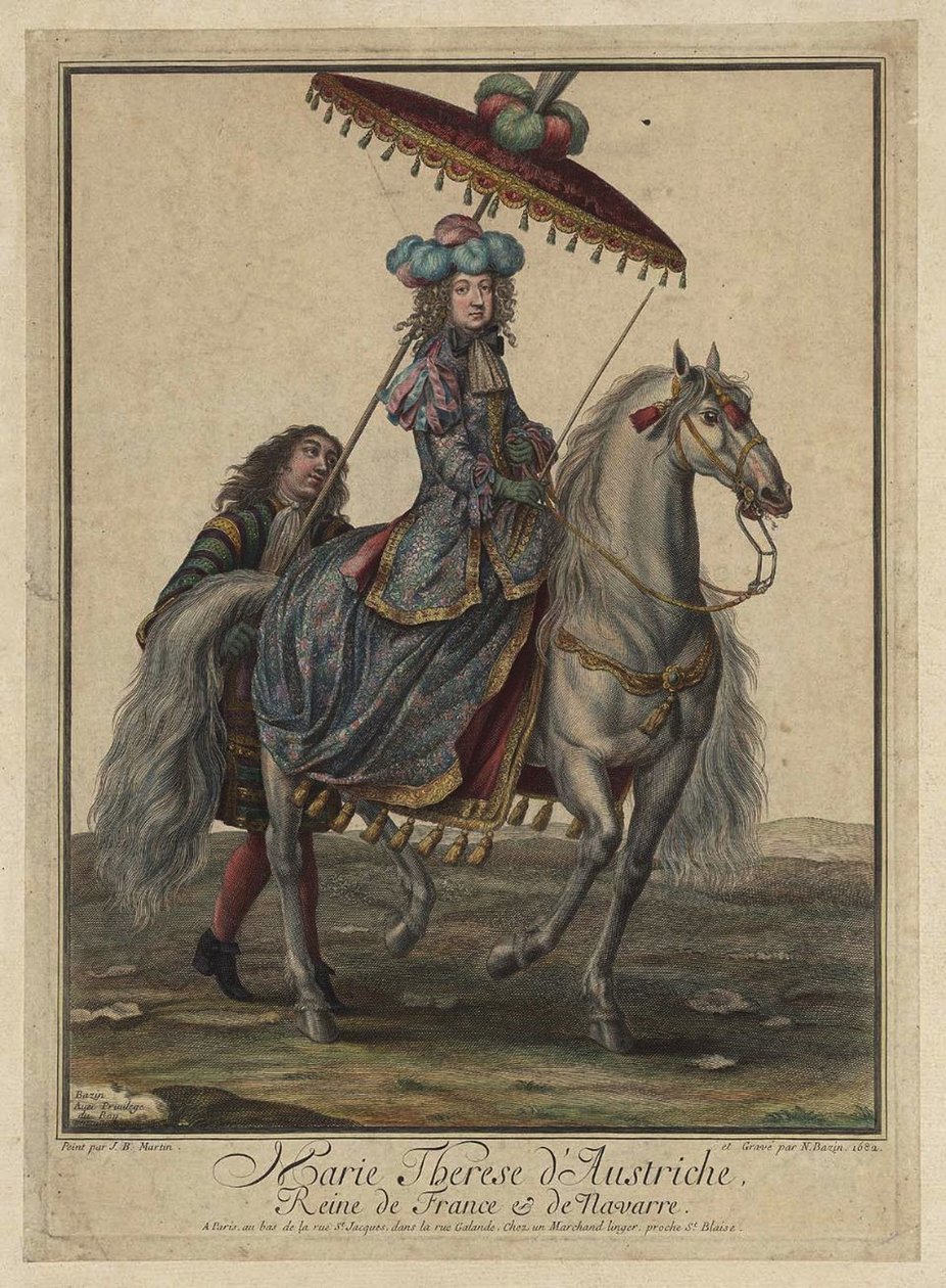 Maria Theresa van Spanje 1638-1683, koningin-gemalin van Frankrijk en Navarra, 1682 door French Master