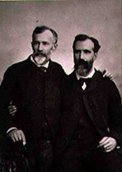 Emmanuel Benner (1836-96) en Jean Benner (1836-1906), uit 