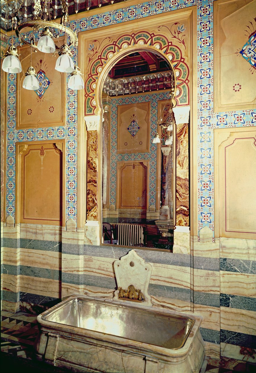 De badkamer van La Paiva in het Hotel de Paiva door French Photographer