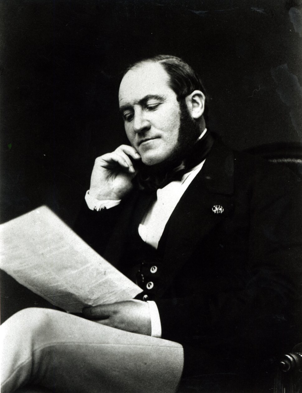 Portret van Baron Georges Eugene Haussmann (1809-91), 19e eeuw door French Photographer