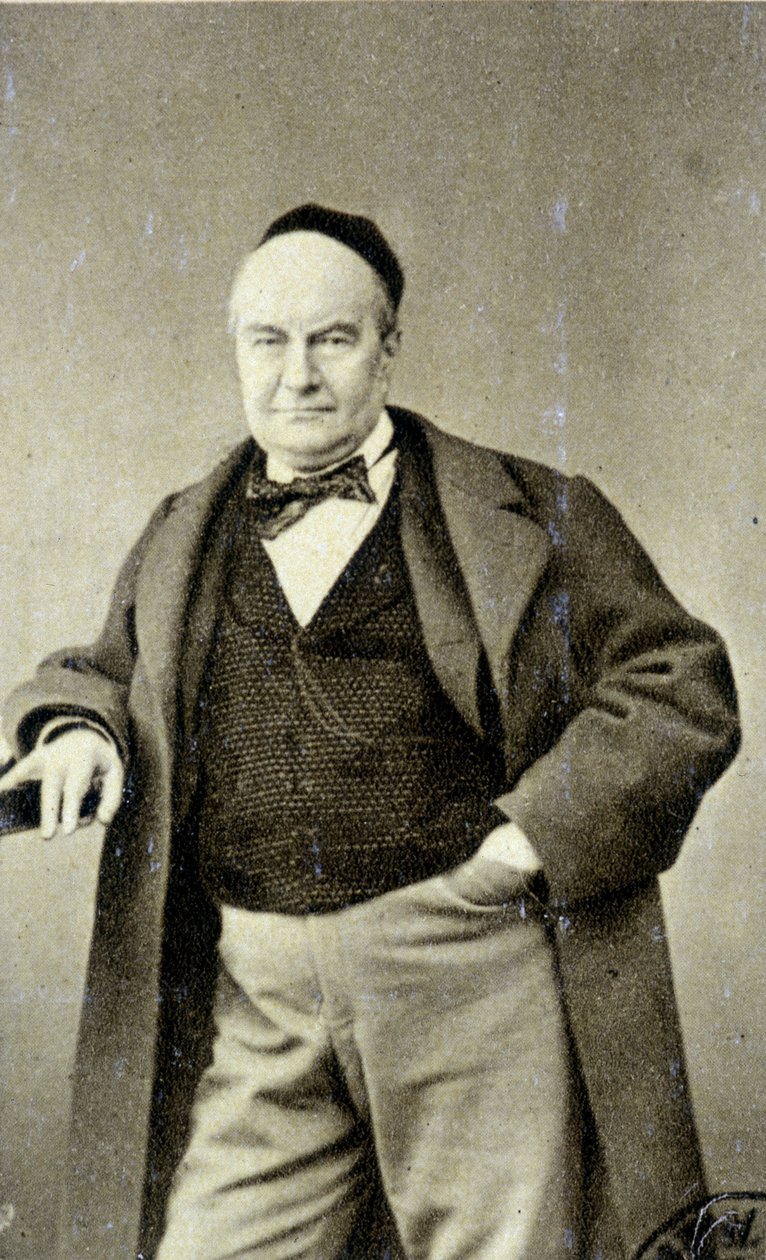 Portret van Charles Augustin Sainte Beuve, schrijver, journalist en literair criticus door French Photographer
